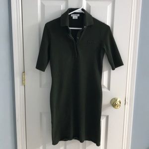 LACOSTE 1/2 sleeve pique polo dress!